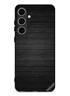 اشتري Samsung Galaxy S24 FE 5G Protective Case Cover Dark Wooden Pattern في السعودية