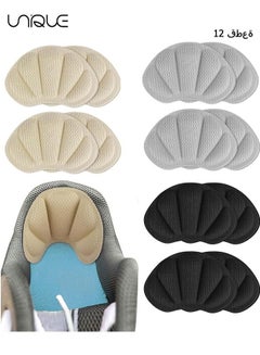 Buy Heel Grips Liner Cushions Insole,12 Pieces Shoes Insert Pads for Loose Too Big Shoes Prevent Rubbing Blisters Slip Filler Improve Shoe Fit and Comfort for Men Women in Saudi Arabia