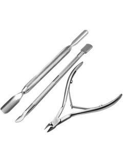 Buy Manicure And Pedicure Tools Cuticle Nippers Silver in UAE