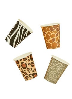 Buy Animal Print Paper Cups 8Oz. in UAE