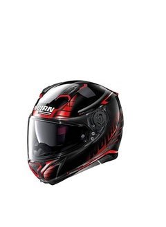 اشتري Nolan N87 [081] Aulicus N-Com 081 Full-Face Motorcycle Helmet Black/Red - S في الامارات