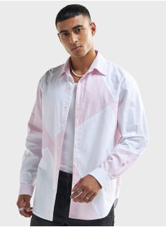 اشتري Panelled Relaxed Fit Shirt في الامارات