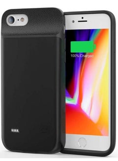 اشتري Battery Case for i-Phone 8/7/6s/6/SE 2020, Upgraded [3200 mAh] Protective Portable Phone Charging Case Rechargeable Extended Battery Pack Charger Case for i-Phone SE 2020/8/7/6s/6 (4.7 inch) - Black في الامارات