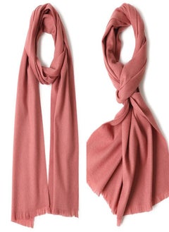 Buy Warm Solid Short Beard Wool Scarf in UAE