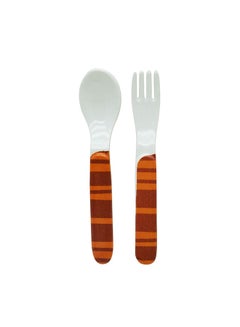 اشتري Dinewell Kids Spoon & Fork Set Spoon Tiger, Dwc2148Tig, 6" في الامارات