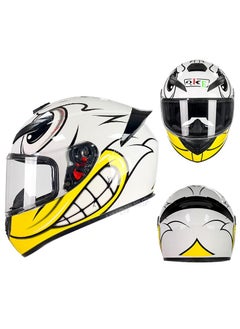 Buy Full Face Motorbike Helmet Motorcycle Adult Rider Biker Sports Crash Helmet in Saudi Arabia