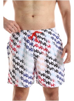 Buy Side Pockets Crabs Patterned Board Shorts-SwuimSuit in Egypt