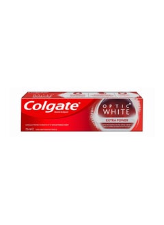 Buy Colgate Optic White Extra Power Whitening Toothpaste, 75ml in UAE