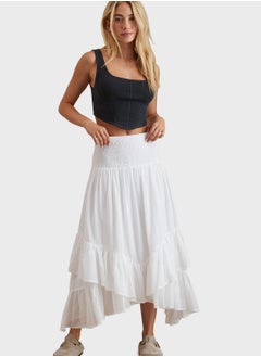 اشتري High Low Midi Skirt في الامارات