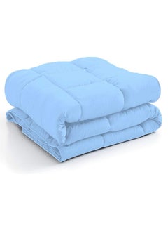 Buy Queen Size Quilted Down Duvet Insert Cotton 160 x 220cm in UAE