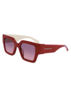 Buy Full Rim Acetate Square Sunglasses Ckj22638S 5121 (671) Rose in UAE