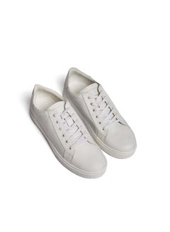 Buy Fancy Genuine Leather Lace - Up Sneakers in Egypt