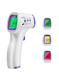 Buy Forehead Thermometer, Digital Infrared Thermometer, for Adults and Kids, Non-contact Temperature, Meter with Fever Alarm Dual Temperature Mode in UAE