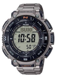 اشتري Pro-Trek Digital Titanium Band Men's Watch PRG-340T-7DR في الامارات