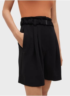 Buy Paperbag Waist Shorts in Saudi Arabia