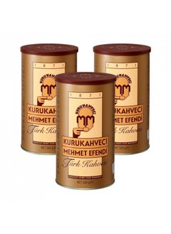 اشتري Kurukahveci Mehmet Efendi Turkish Coffee 3 Pack (3 X 500Gr) في الامارات