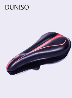 Buy Comfort Bike Seat Soft Bike Seat Cushion Cover Dual Shock Absorbing Universal for Men and Women in Saudi Arabia