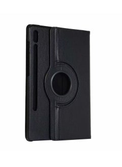 Buy 360 Degree Rotate Flip Protective Case Cover For Samsung Galaxy Tab S8 Ultra Black in Saudi Arabia
