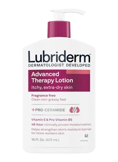 Buy Lubriderm Advanced Therapy Body Lotion, 16 Fl Oz in Saudi Arabia