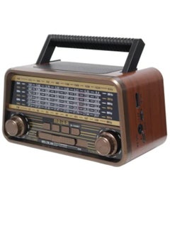 Buy Radio M-1940BT TF Card and MP3 Player Rechargeable Speaker Retro Design Multicolour in Saudi Arabia