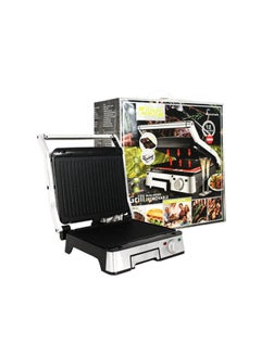 Buy DSP Professional Healthy Electric Grill & Toaster 1800W KB1045 Black*Silver in Egypt