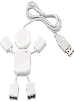 Buy Keendex KX 3009 High Speed Mini 4 Port USB 2.0 Hub/Adapter - White in Egypt