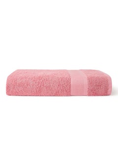 Buy New Generation Bath Sheet 450 GSM 100% Cotton Terry 80x160 cm -Soft Feel Super Absorbent Quick Dry Pink in UAE