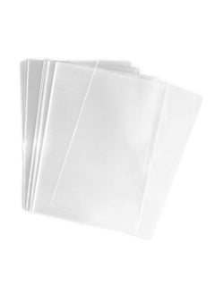 اشتري 100 Pcs 5X7 (O) Clear Flat Cello/Cellophane Treat Bags Good For Bakery Cookies Candies في الامارات