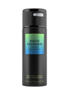 Buy David Beckham True Instinct Deodorant Body Spray 150ml in UAE