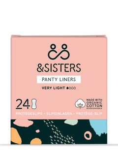 Buy Organic Cotton Breathable Panty Liners Ultra Light 24 Pack in UAE