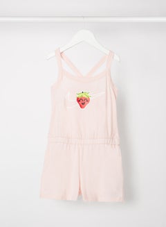 Buy Girls Lil Fruits Strawberry Romper in UAE
