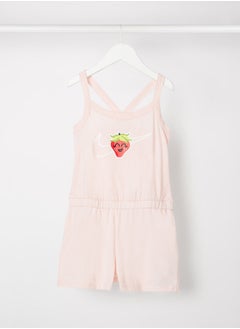 اشتري Girls Lil Fruits Strawberry Romper في الامارات