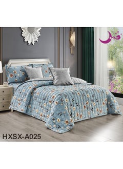 Buy Bedspread Comforter Set Consisting Of 4  Pieces Polyester Comforter Size 170x220  cm in Saudi Arabia