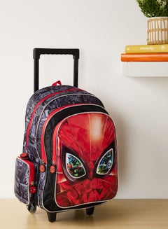 Buy Marvel Spiderman Back To School Trolley Backpack in UAE