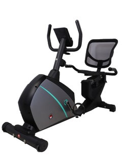 Buy Heavy Duty Magnetic Recumbent Bike Exercise Bike, 150kgs Capacity, Monitor, Pulse Rate Monitoring Lazy Exercise Bike in UAE