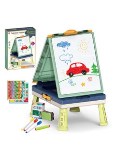 Buy Artist Double Sided Handbag Drawing Board (31 Pcs) With  Board Game - Green in Saudi Arabia