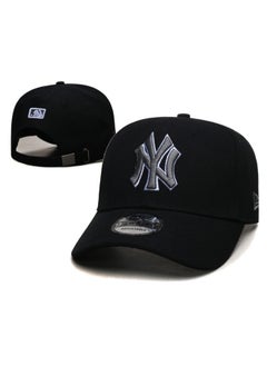 Buy New Era MLB Sunshade Hat Flat brim Hat Outdoor Men's and Women's Sports Essential Duck billed Hat Black in UAE