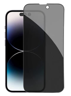 Buy IPhone 15 Pro 5D Full Privacy Glass Screen Protection - Black in Egypt