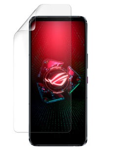 Buy Flexible TPU Screen Protector Designed For Asus ROG Phone 5 Pro Clear HD Self Healing Unbreakable Film in UAE