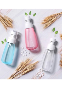 Buy Spray Bottles 3 Pack 2oz Small Spray Bottle Empty Spray Bottles Plastic Spray Bottle Travel Size Bottles for Cleaning Solutions Perfume Essential Oils Refillable Mister Spray Bottle in Saudi Arabia