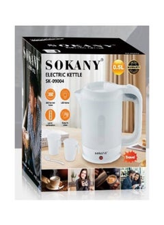 Buy SK-09004 Plastic kettle 1/2 liter + 2 cups and spoon SK-09004 in Egypt