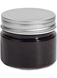 Buy Jar Black With Airtight Metal Lid 200ml 7x7x 8.3 Cm Set Of 12 Pieces in UAE