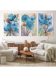 Buy 3 Wood Paintings Decor Ready To Install in Saudi Arabia