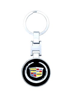 Buy Zinc Alloy Metal 3D Logo Keychain For Cadillac in UAE