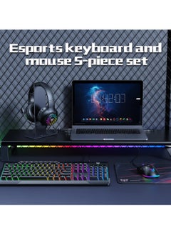 Buy ONIKUMA TZ5006 5 in 1 Combo Gaming Set - Mouse/Keyboard/Headset/Headset stand/ Mousepad in UAE