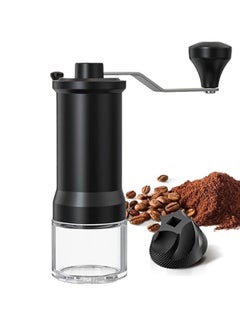 اشتري Manual Coffee Grinder with Adjustable Setting Portable Hand Coffee Bean Grinder with Conical Ceramic Burr for Espresso Home  Office  Travel  Camping في الامارات