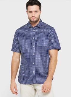 Buy Dot Print Regular Fit Shirt in UAE