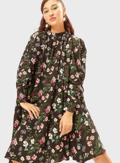 Buy High Neck Asymmetric Dress in Saudi Arabia