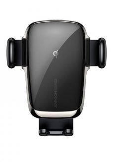 Buy Wireless Mobile Phone Holder and Charger 15W Black in Saudi Arabia