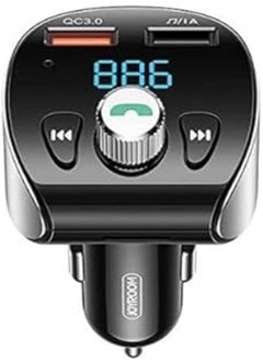 Buy Bluetooth Car MP3 Player Support Calling FM Transmitter USB Speaker Charging Car MP3 Player Wireless QC 3.0 Fast Charger in Egypt